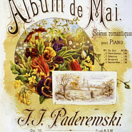 Ignacy Jan Paderewski - Album de Mai, Op.10: No.5 Caprice Valse notas para el fortepiano