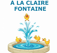 French folk songs - À la claire fontaine notas para el fortepiano