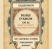 Alexander Glazunov - Les Ruses d'amour, Op. 61: No.3 Sarabanda notas para el fortepiano