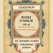 Alexander Glazunov - Les Ruses d'amour, Op. 61: No.3 Sarabanda notas para el fortepiano