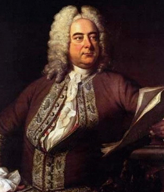 George Handel notas para el fortepiano