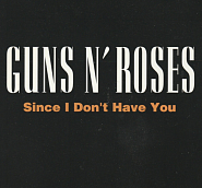 Guns N' Roses - Since I Don't Have You notas para el fortepiano