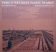 Folk song - The Unfortunate Rake notas para el fortepiano