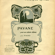 Maurice Ravel - Pavane pour une infante defunte notas para el fortepiano