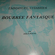 Emmanuel Chabrier - Bourrée fantasque, D 74 notas para el fortepiano