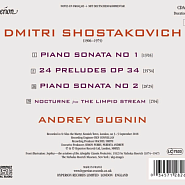 Dmitri Shostakovich - Prelude in G minor, op.34 No. 22 notas para el fortepiano