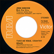 John Denver - Take Me Home, Country Roads notas para el fortepiano