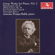 Edvard Grieg - Lyric Pieces, op.62. No. 2 Gratitude notas para el fortepiano