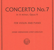 Pierre Rode - Violin Concerto No. 7 in A minor, Op.9: I. Moderato notas para el fortepiano