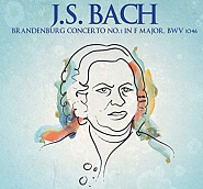 Johann Sebastian Bach - Brandenburg Concerto No. 1 in F major, BWV 1046 – Adagio notas para el fortepiano