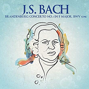 Johann Sebastian Bach - Brandenburg Concerto No. 1 in F major, BWV 1046 – Adagio notas para el fortepiano
