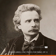 Edvard Grieg - Lyric Pieces, op.12. No. 5 Popular melody notas para el fortepiano