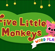 Pinkfong - Five Little Monkeys notas para el fortepiano