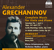 Alexander Gretchaninov - Sonata No. 2, Op. 172 notas para el fortepiano