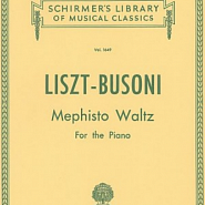 Franz Liszt - Mephisto Waltz No. 1 notas para el fortepiano