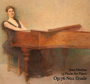 Jean Sibelius - Etude in A minor, op. 76 No. 2 notas para el fortepiano