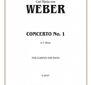 Carl Maria Von Weber - Clarinet Concerto No. 1 in F Minor, Op. 73: I. Allegro notas para el fortepiano
