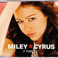 Miley Cyrus - 7 Things notas para el fortepiano