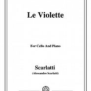 Alessandro Scarlatti - Le violette (from ‘Pirro e Demetrio’) notas para el fortepiano