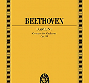 Ludwig van Beethoven - Egmont, Op. 84: Overture notas para el fortepiano