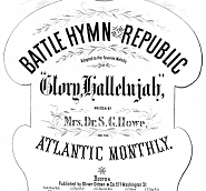 American folk music - Battle Hymn of the Republic notas para el fortepiano