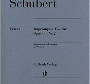 Franz Schubert - Impromptu No.2 Allegro In E Flat major, D.899 Op.90 notas para el fortepiano
