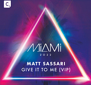 Matt Sassari - Give It To Me notas para el fortepiano