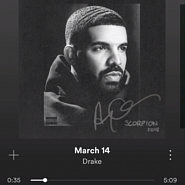 Drake - March 14 notas para el fortepiano