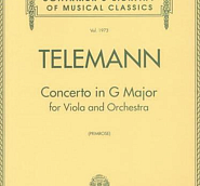 Georg Philipp Telemann - Viola Concerto in G Major, TWV 51:G9: III. Andante notas para el fortepiano