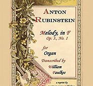 Anton Rubinstein - 2 Melodies, Op. 3: No.1 Melodie in F major (Moderato assai ) notas para el fortepiano