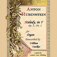 Anton Rubinstein - 2 Melodies, Op. 3: No.1 Melodie in F major (Moderato assai ) notas para el fortepiano
