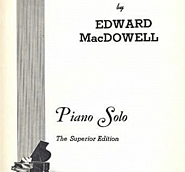 Edward MacDowell - 6 Poems after Heine, Op.31: No.2, Scotch Poem notas para el fortepiano