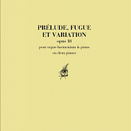 Cesar Franck - Prelude, Fugue et Variation, Op. 18 notas para el fortepiano