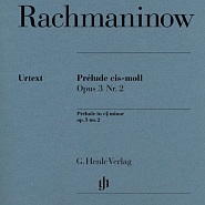 Sergei Rachmaninoff - Prelude op. 3 number 2 notas para el fortepiano