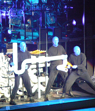 Blue Man Group notas para el fortepiano