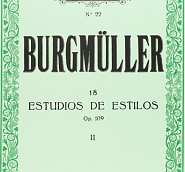Friedrich Burgmüller - Etude Op. 109 No. 13 L'orage (The Storm) notas para el fortepiano