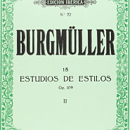 Friedrich Burgmüller - Этюд соч.109 №13 'Шторм' notas para el fortepiano