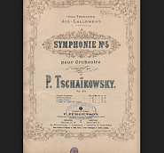Pyotr Ilyich Tchaikovsky - Theme from the symphony №5, 2ND MOVT notas para el fortepiano