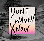 Maroon 5 etc. - Don't Wanna Know notas para el fortepiano