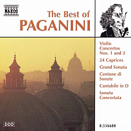 Niccolo Paganini - Grand Sonata for guitar & violin in A major, Op. 35, MS 3, Romanza notas para el fortepiano