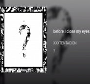 XXXTentacion - before I close my eyes notas para el fortepiano