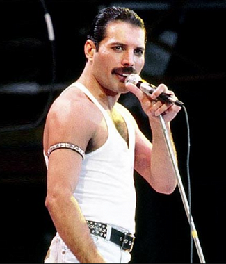 Freddie Mercury notas para el fortepiano