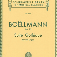 Leon Boellmann - Suite Gothique, Op.25: II. Menuet gothique notas para el fortepiano