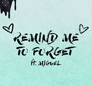 Miguel etc. - Remind Me to Forget notas para el fortepiano