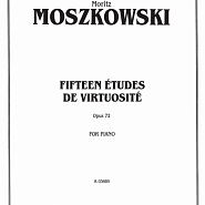Moritz Moszkowski - 15 Etudes de Virtuosite, Op.72: No.7 Allegro energico notas para el fortepiano