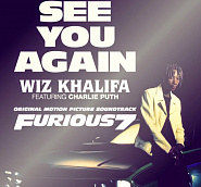 Wiz Khalifa etc. - See You Again notas para el fortepiano
