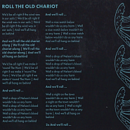 Nathan Evans -  Roll The Old Chariot notas para el fortepiano