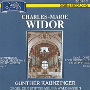 Charles-Marie Widor - Organ Symphony No.1 in C minor Op.13 No.1: VI Meditation notas para el fortepiano