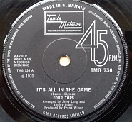 The Four Tops - It's All In The Game notas para el fortepiano