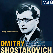 Dmitri Shostakovich - Prelude in A major, op.34 No. 7 notas para el fortepiano